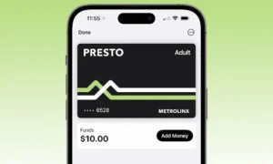 the PRESTO card photo