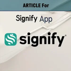 Signify App artical cover