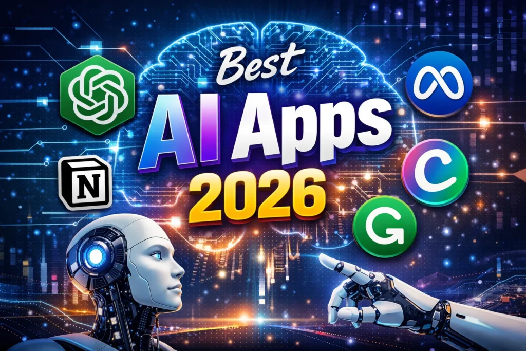 Best AI Apps 2026 including ChatGPT, Meta AI and top artificial intelligence tools